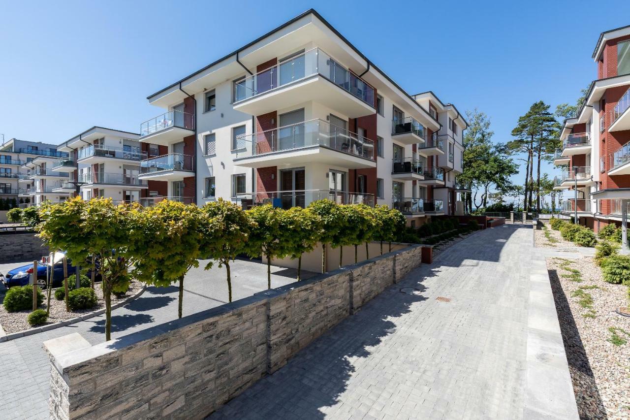 Ferienwohnung Apartament Klifowa Z Widokiem Na Morze I Basenem Rewal Exterior foto