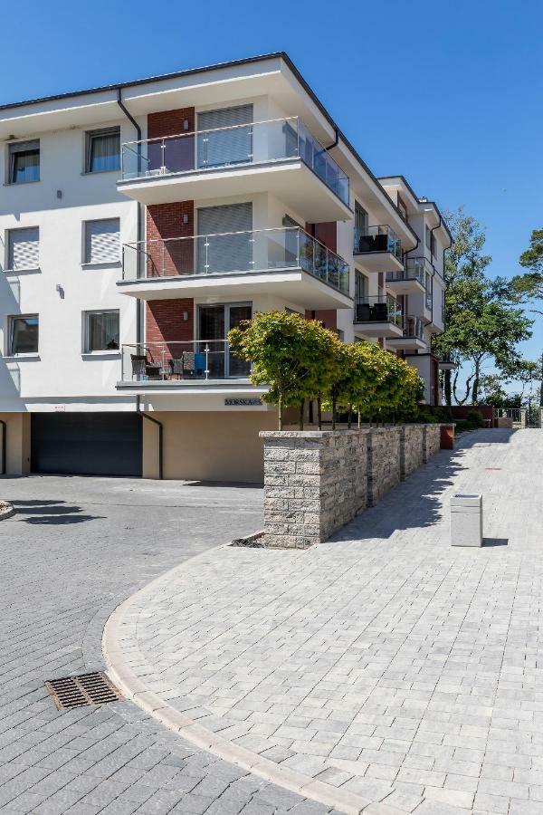 Ferienwohnung Apartament Klifowa Z Widokiem Na Morze I Basenem Rewal Exterior foto