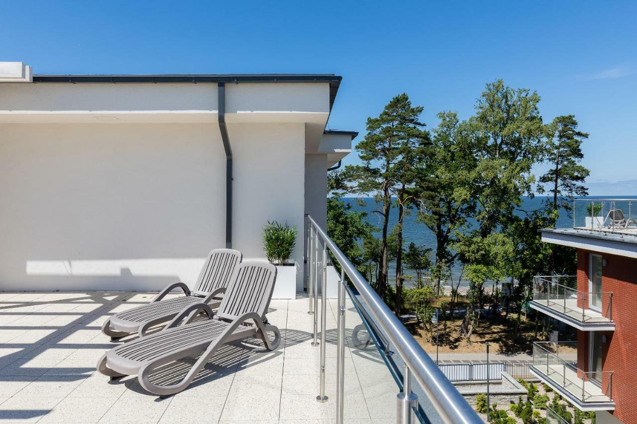 Apartament Klifowa Z Widokiem Na Morze I Basenem Rewal Exterior foto